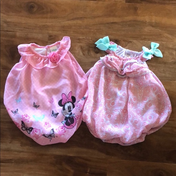Disney | One Pieces | Baby Girl Bubble Rompers Disney Baby Essentials ...